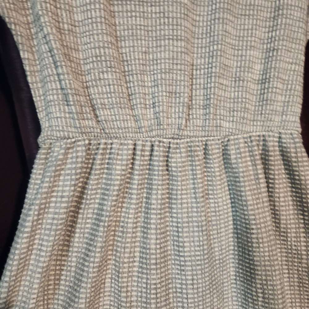 Caution To The Wind Gray Textured Dress - Picture 9 of 12